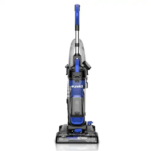 Eureka Lightweight Powerful Upright Vacuum Cleaner for Carpet and Hard Floor, PowerSpeed, New Model,Blue,black/New Model