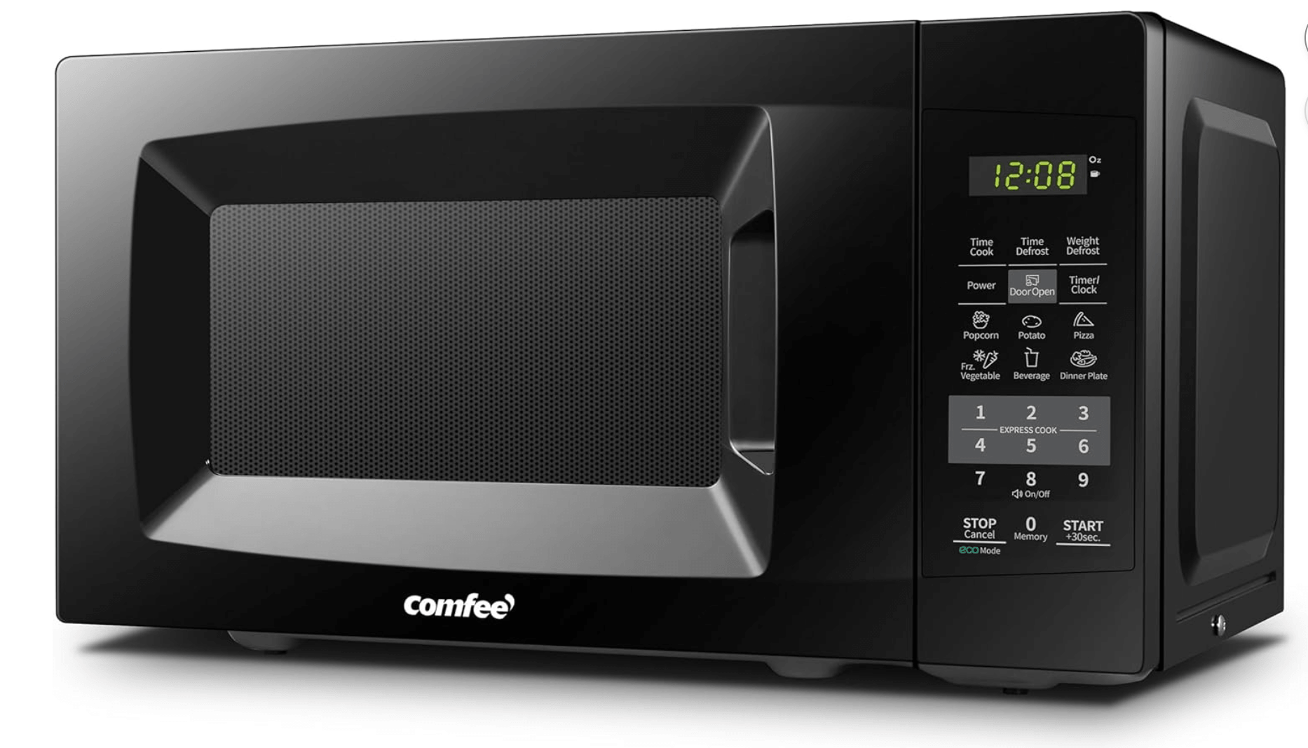 COMFEE\\\\\\\' Countertop Microwave Oven, 0.7 Cu.Ft, 700W, Black, ECO Mode