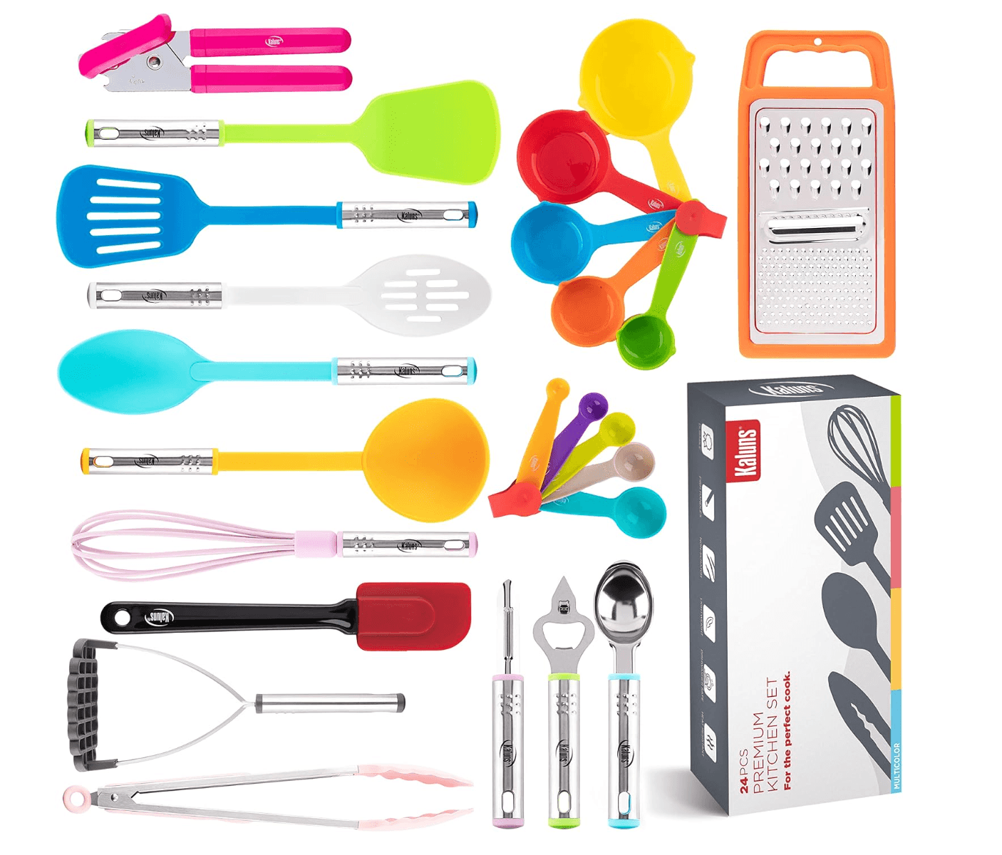 Kitchen Utensils Set, Cooking Utensil Set Kitchen Gadgets, Pots and Pans set Nonstick and Heat Resis
