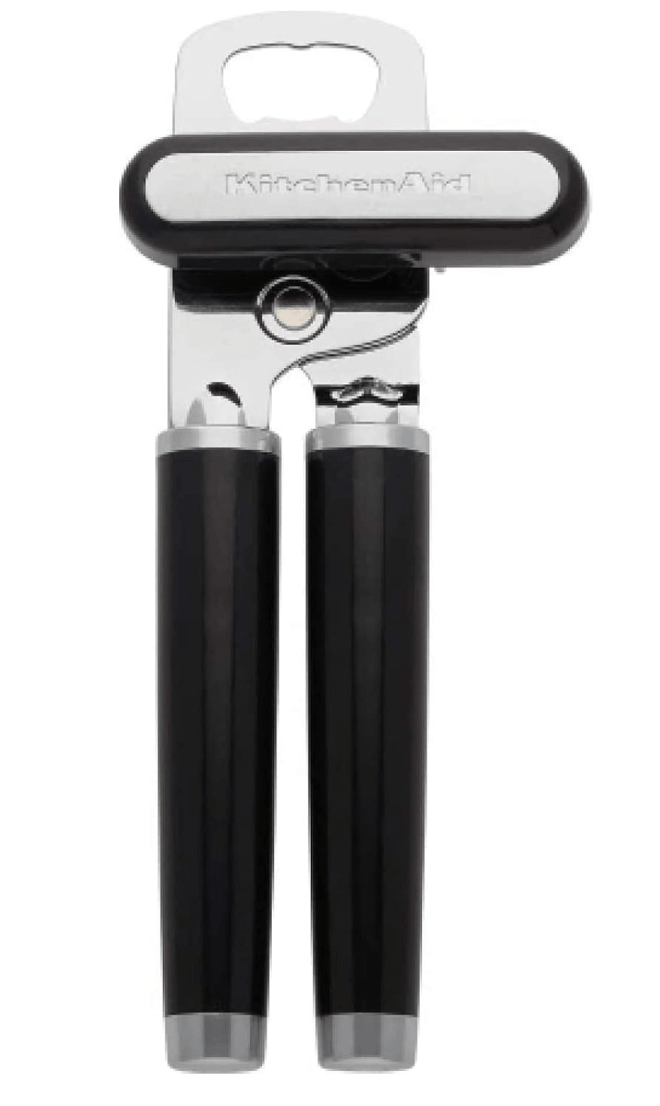 KitchenAid Classic Multifunction Can Opener and Bottle Opener Easy to Use, Razor Sharp Stainless Ste
