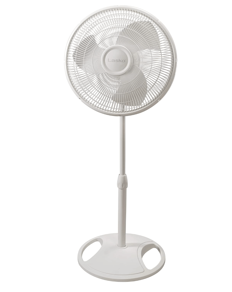 Lasko Oscillating Pedestal Fan - Adjustable to 47\" - 2520 - White