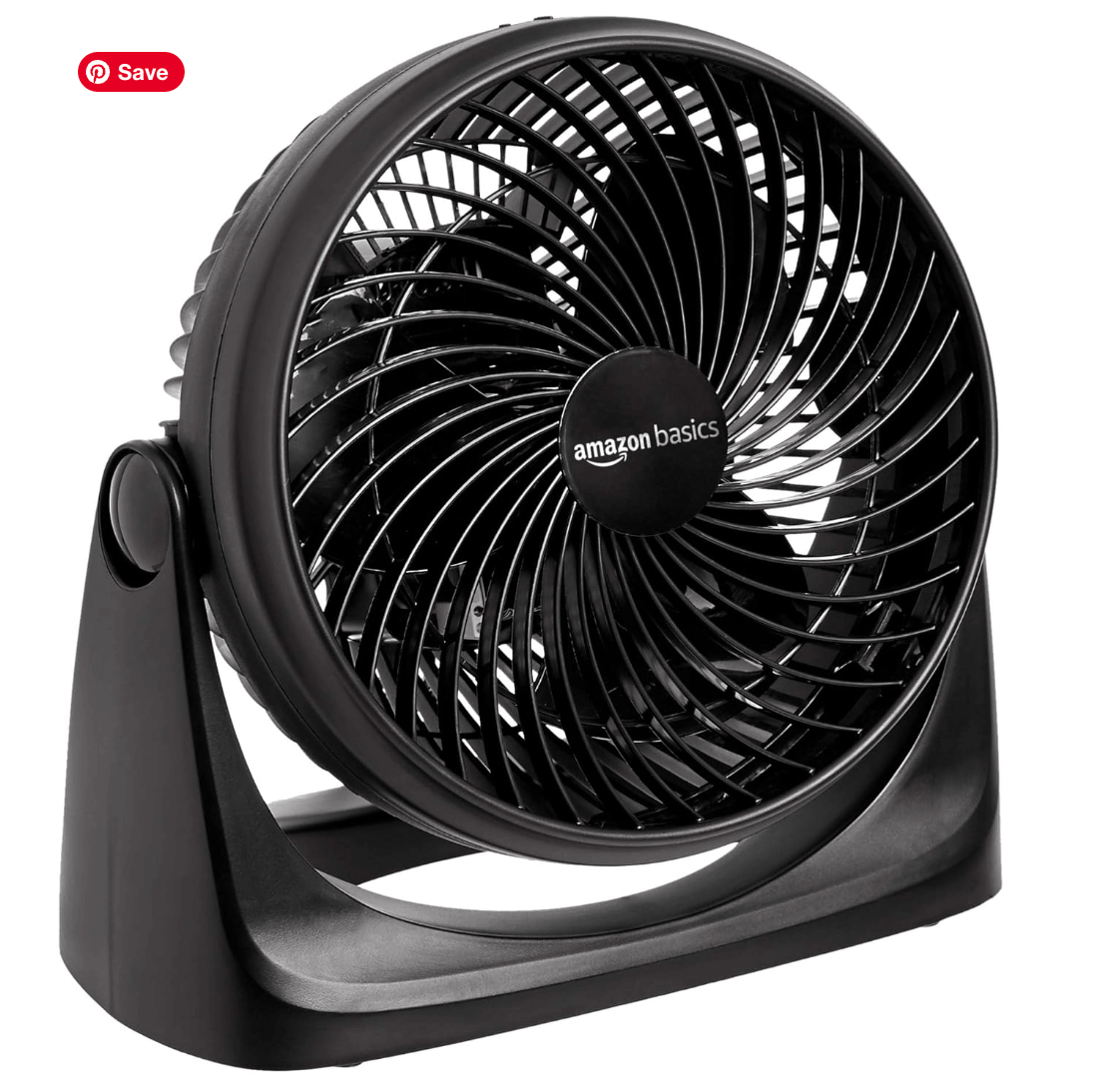 Amazon Basics Air Circulator Desk Fan for Bedroom, Home and Office, 90-Degree Tilt Head, 3 Speed Set