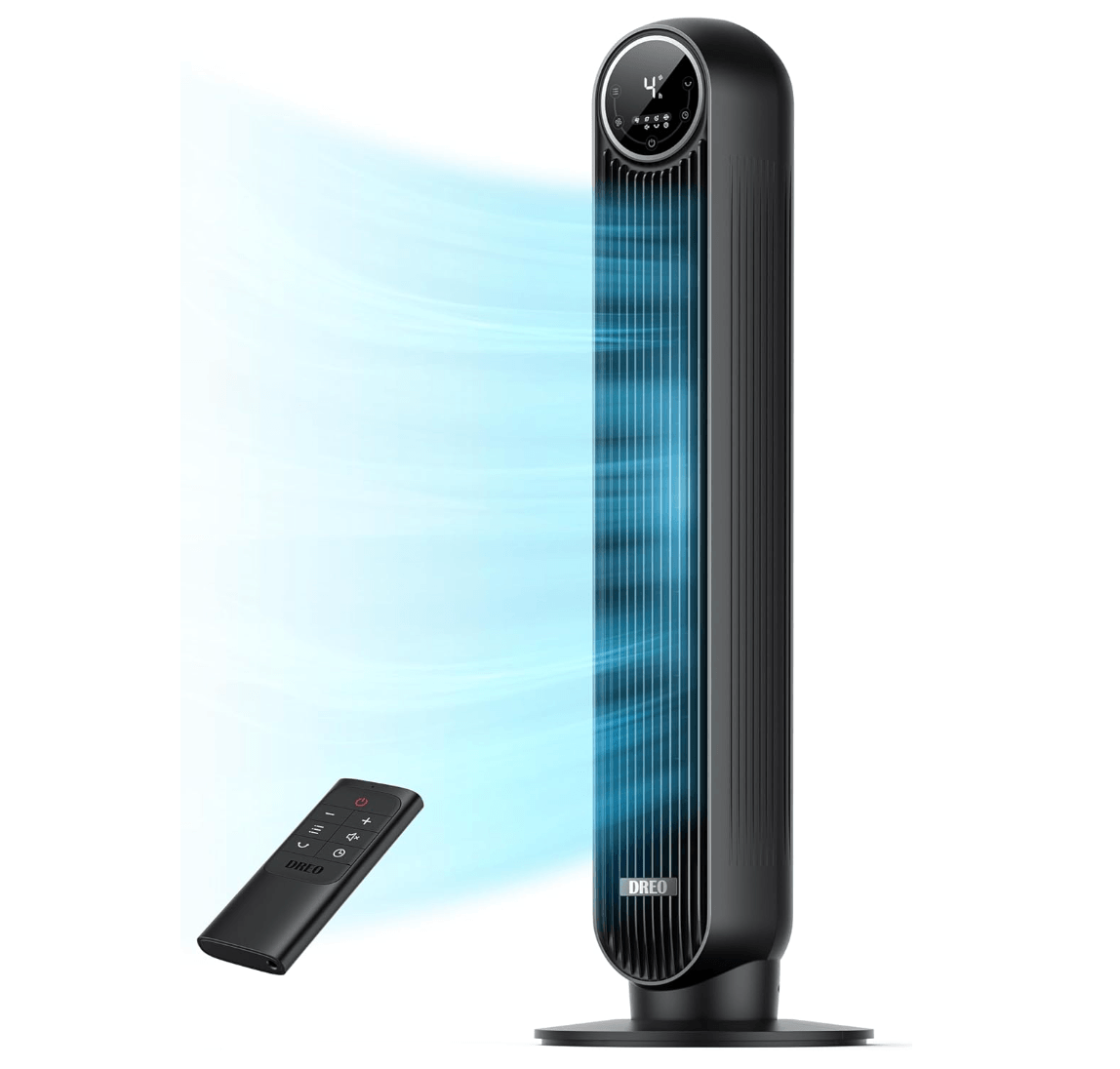 DREO Tower Fan for Bedroom, 28ft/s Velocity, Ultra Quiet Fan, 8 Speeds