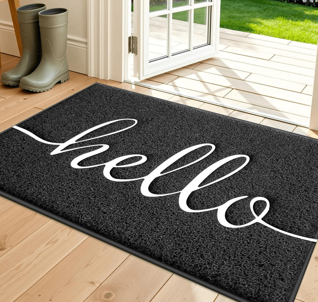 Door Mat Welcome Mat Floor Mat for Entryway, Patio, High Traffic Areas